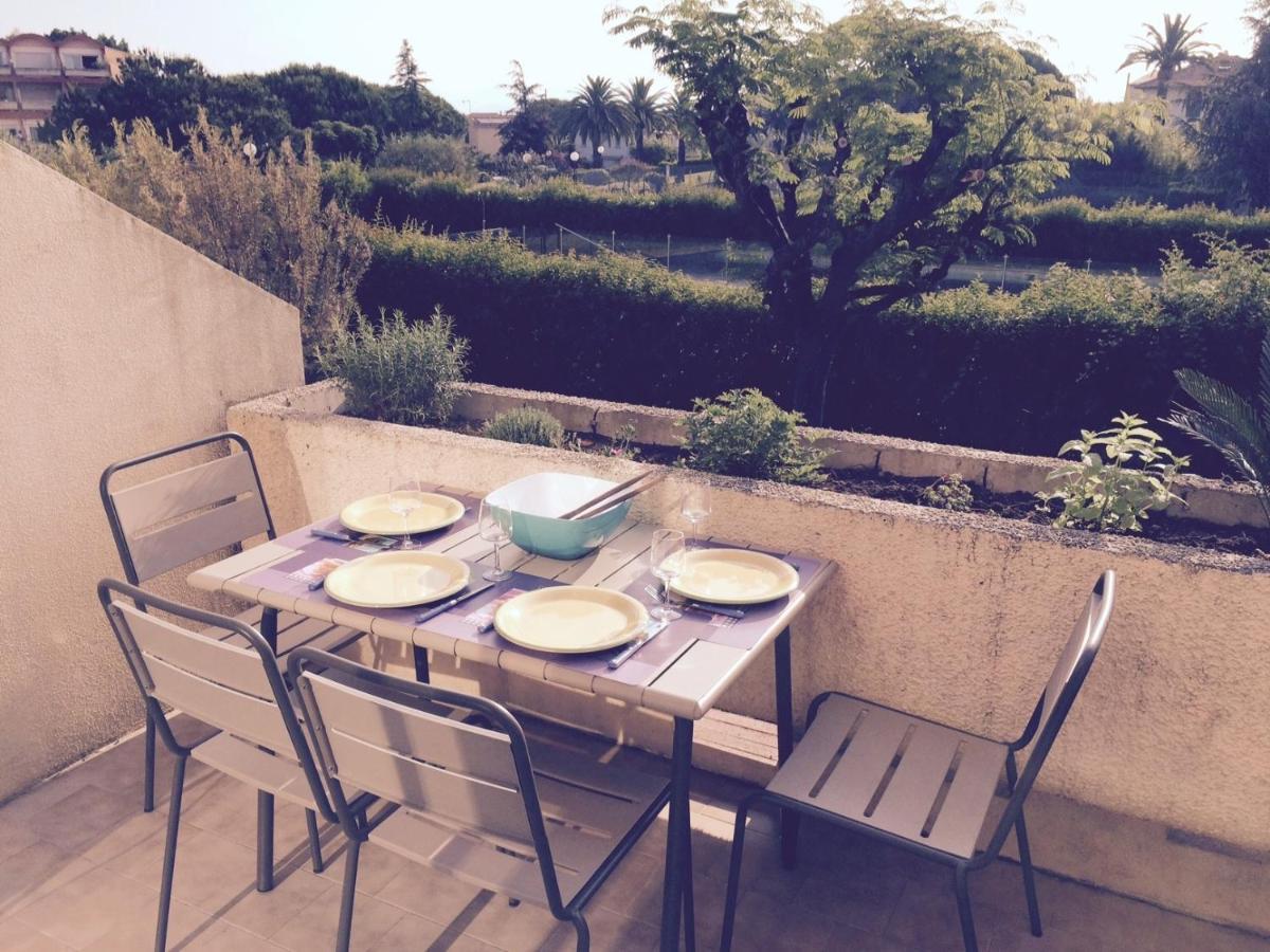 Appartement 2 Pieces, Renove, 2 Piscines+Tennis, Mer, Climatisation Antibes Eksteriør bilde