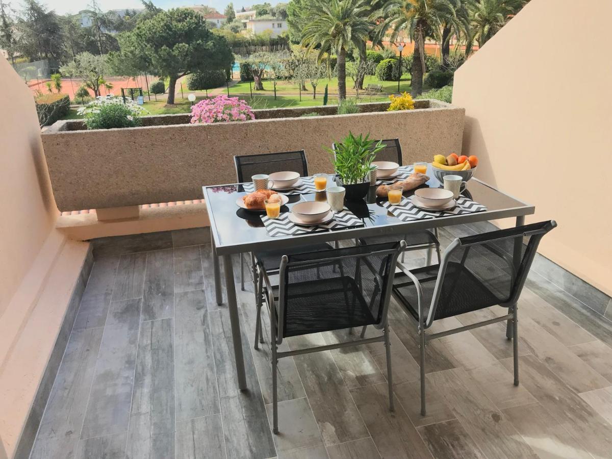 Appartement 2 Pieces, Renove, 2 Piscines+Tennis, Mer, Climatisation Antibes Eksteriør bilde